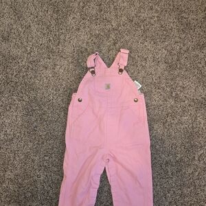 Carhartt Kids Light Pink Overalls